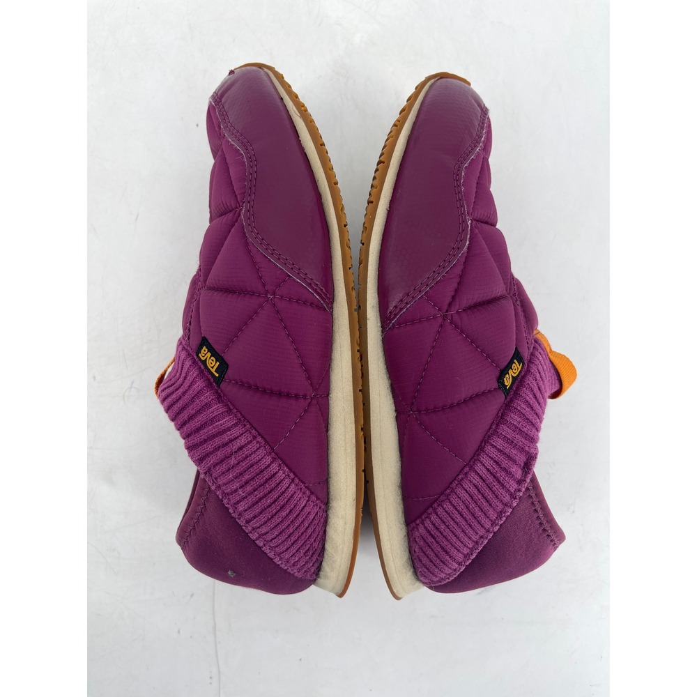 Teva Ember Moc Shoes Womens 7 Purple Quilted Slip On Sneakers 1018225 - Picture 6 of 8